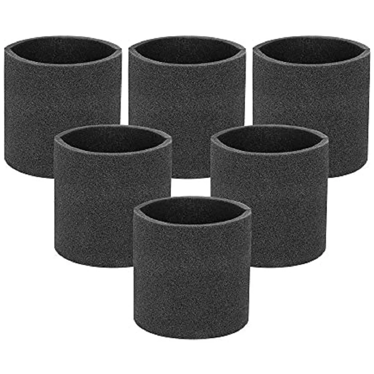 6 Pack 90585 Foam Sleeve VF2001 Foam Filter for Shop-Vac Vacmaster & Genie Shop Wet Dry Vacuum Cleaner