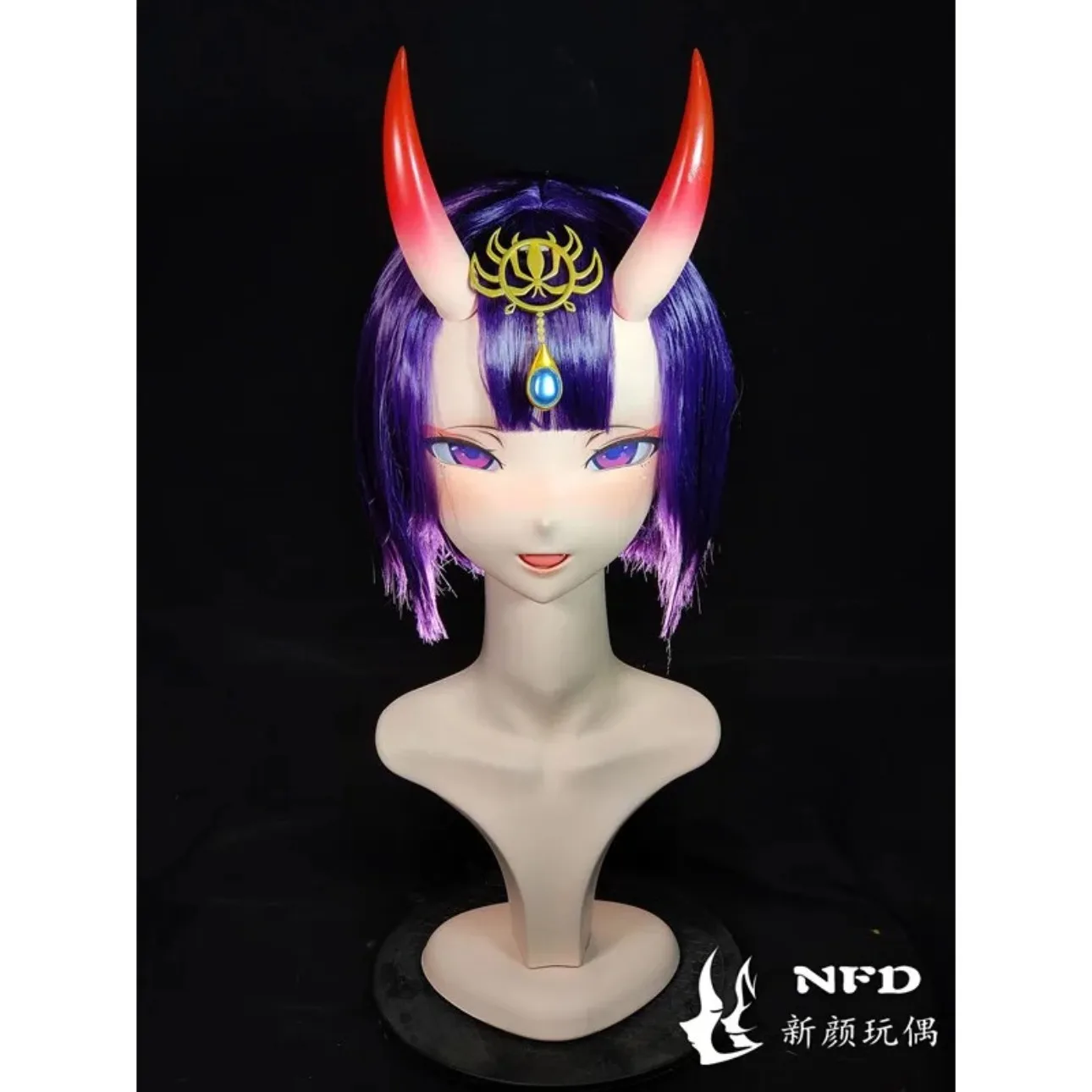 

Kigurumi Fgo Swallowing Boy NFD Full Headband Lock Cosplay Headshell Props Costume Anime