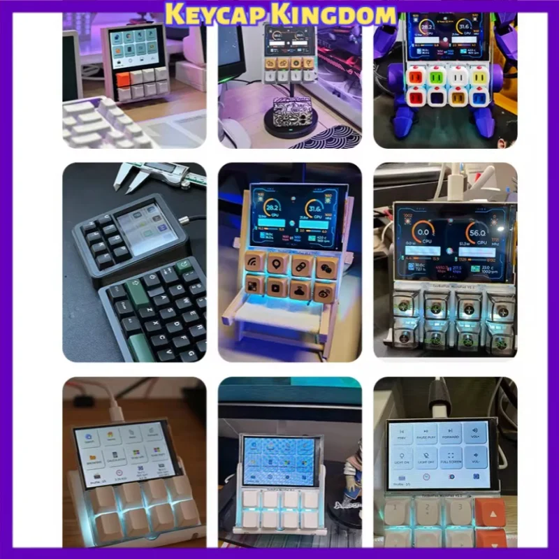 Custom Keypad Programmable Design Office Specific Intelligent Console Quick Mechanical Keyboard Tablet Laptop Office Accessories