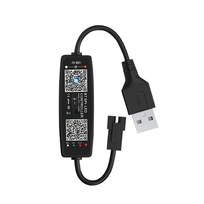 ELECT-3X WS2812B LED Controller Bluetooth APP Control Music Controller For SK6812 WS2811 WS2812 LED Pixel Light Strip USB 5V