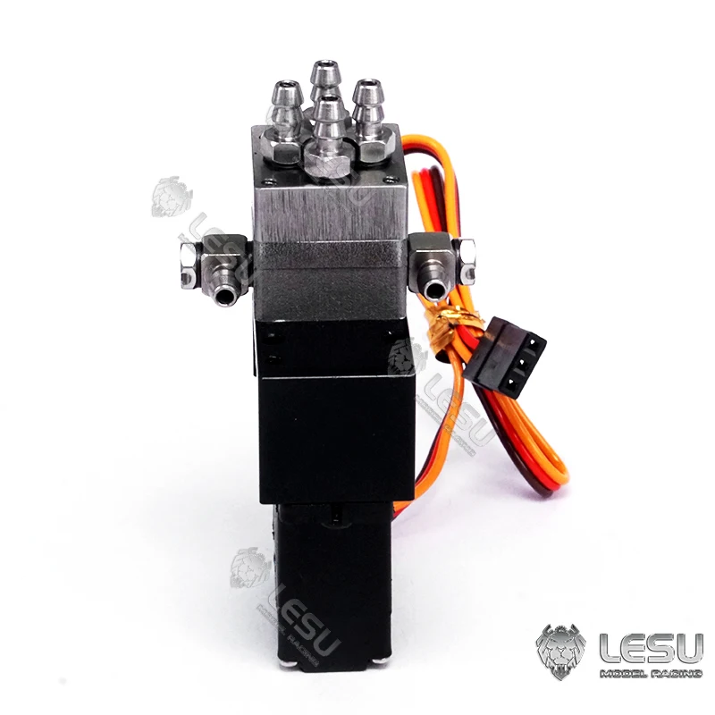 LESU Metal Diverter Directional Valve for Scale RC Hydraulic Truck Loader Trailer Remote Control Toys Tamiyay TH16989-SMT3