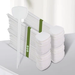 N308 Durable 19.5cm T-Shaped Plant Labels Waterproof, Writable PP Material with Reinforced Rod for Home Gardens and Greenhouses