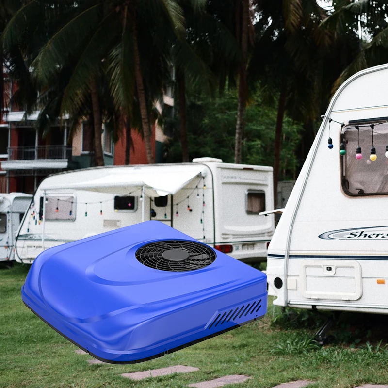 Portable Dual Rotor Compressor Air Cooler 24V Campervan  Car Parking Air Conditioner