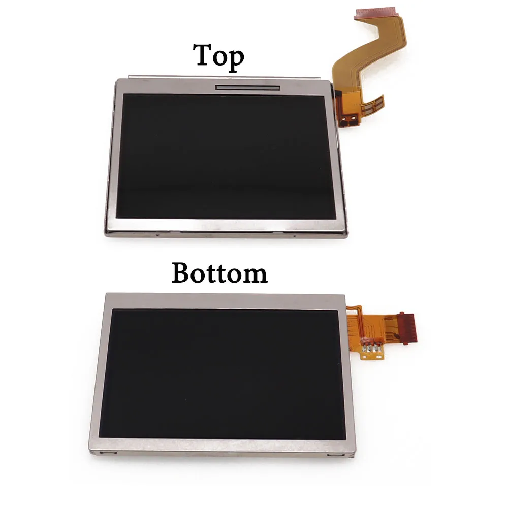 Replacement Top Upper / Lower Bottom LCD Display Screen Touch Screen Digitizer Glass For Nintend DS Lite NDSL Game Console