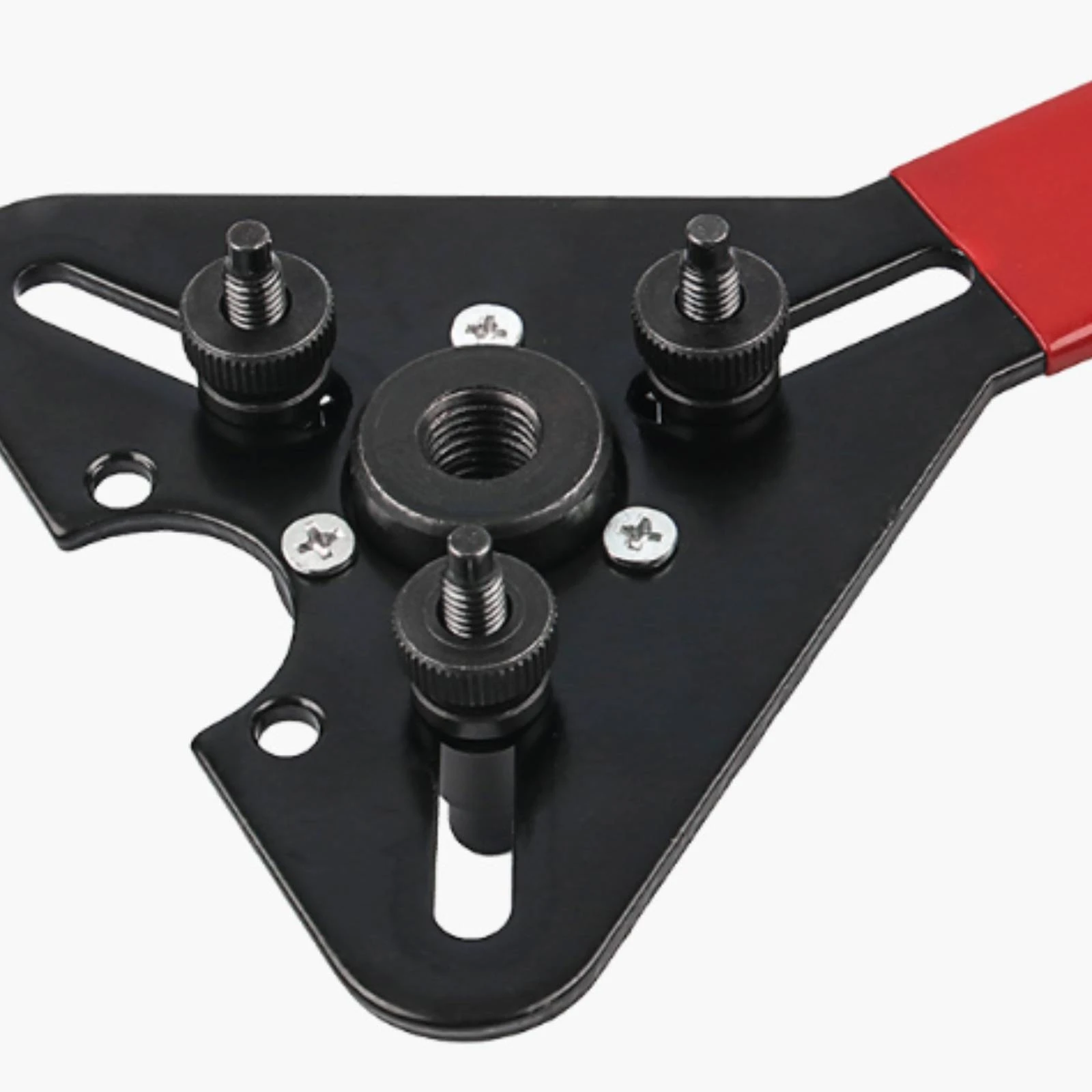 Air-Conditioning Compressor Clutch Wrench Red Handle Compressor Clutch Removal Wrench Automotive Tools Metal for Car Repair