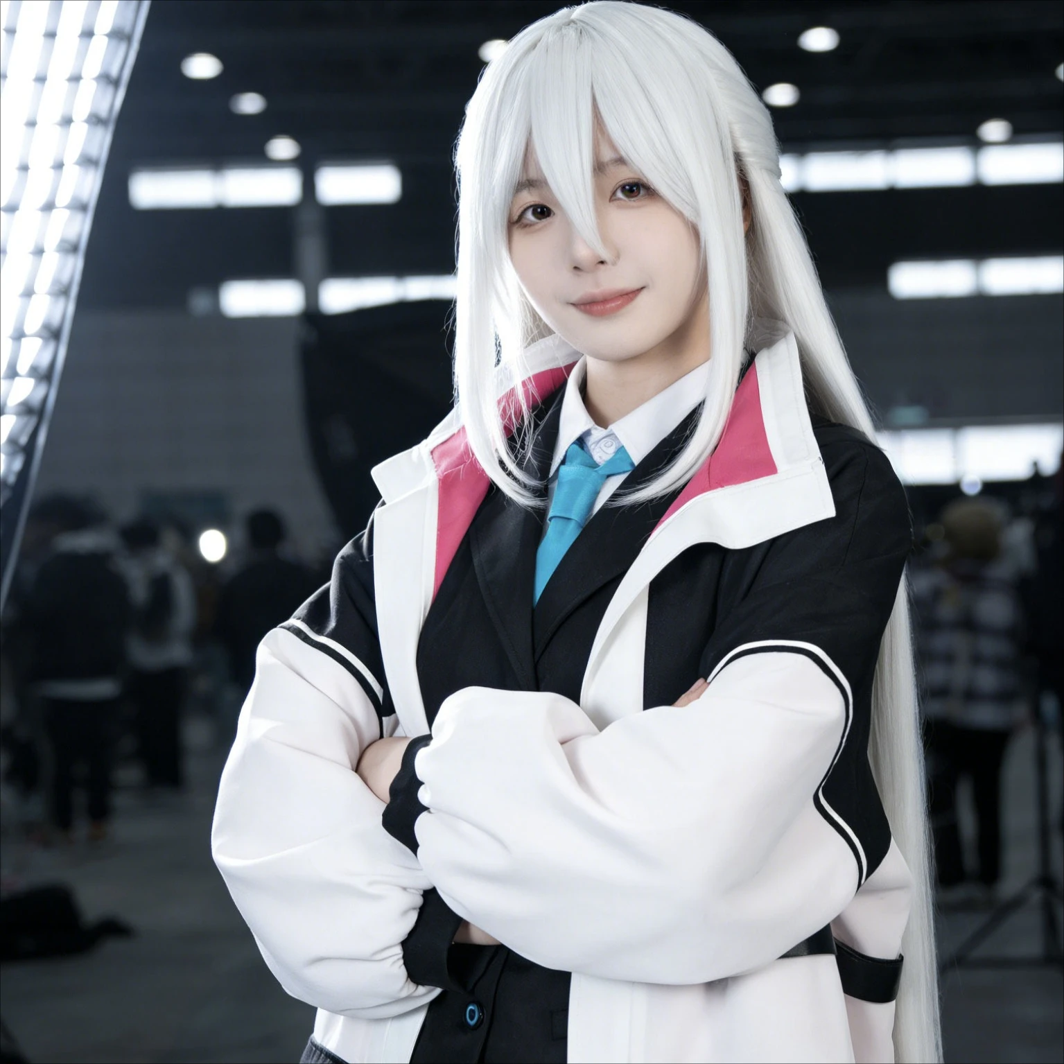 blue-archive-kei-cosplay-costume-wig-full-set-women-suit-jacket-short-skirt-heat-resistant-synthetic-hair-game-cosplay