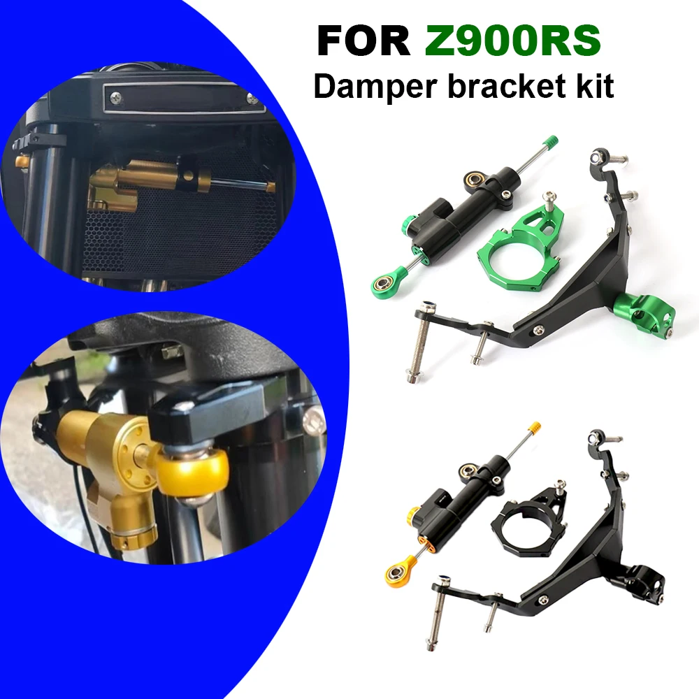 

﻿ NEW Motorcycle CNC Steering Stability Damper bracket Mounting kit For Kawasaki Z900RS z900rs Z 900 RS 2018-2024