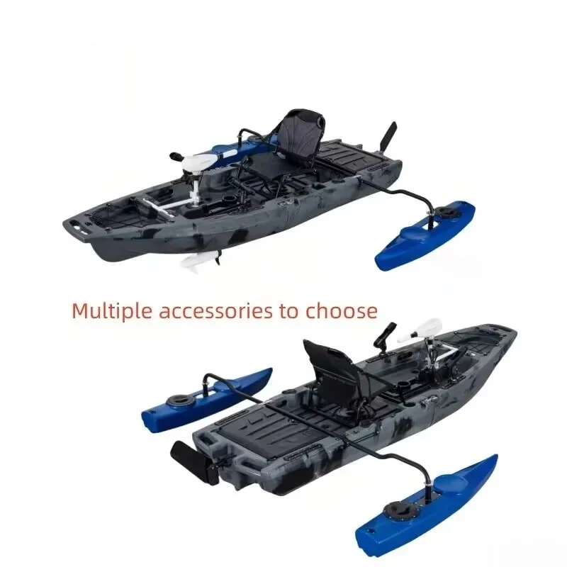 2025 New 2.8 Meter Modular Angle Kayak Detachable Propeller Pedal Kayak Fishing Boat For One Person Use On The Lake Or Sea