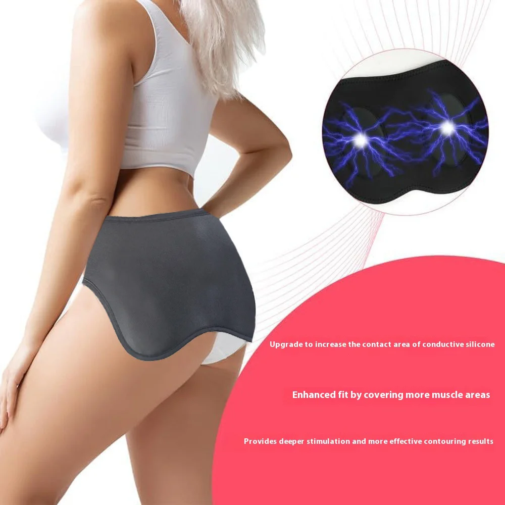 Massaggiatore per il sollevamento del sedere Ems 8 modalità Stimolatore muscolare a 25 livelli per la tonificazione della modellatura dei glutei, design ergonomico con display HD