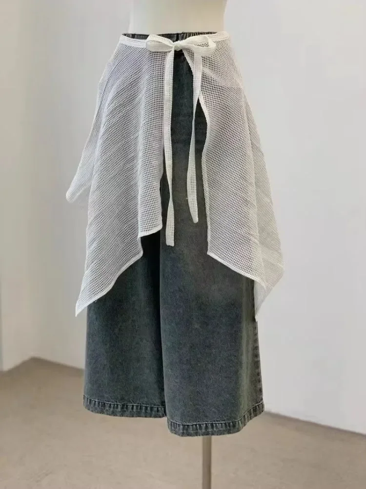 2025 Faldas Mujer De Moda Falda tejida Y2k ropa De Mujer moda vendaje Jupe Casual verano Saia Irregular ahuecado ​ faldas