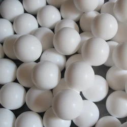 White Brand New PTFE Ball Diameter 3mm-70mm Diaphragm Pump Ball F4 Ball Hole Sealed For High And Low Temperature
