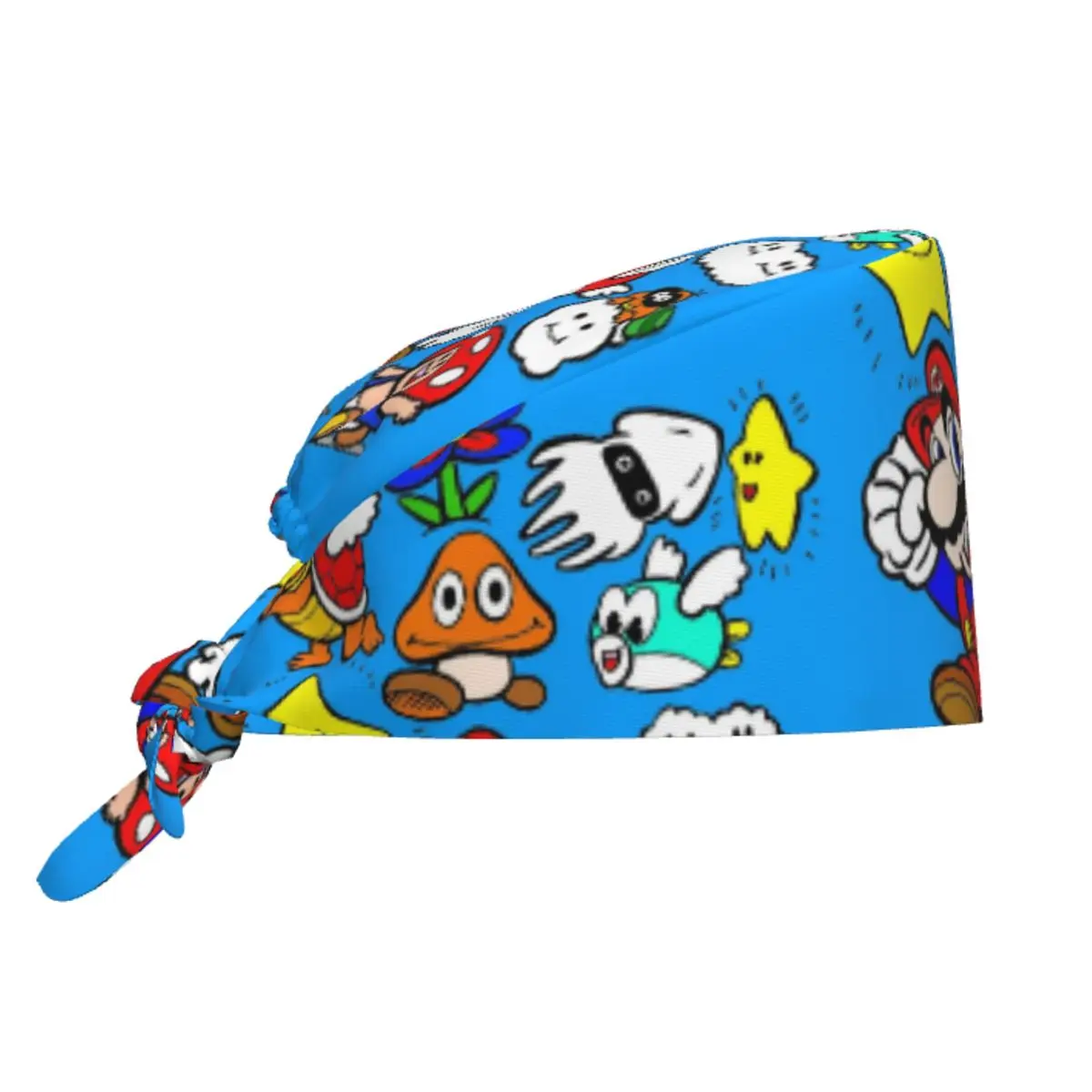 

Custom M-Marioed Cleaning Working Cap Comfortable Men Women Funny Cartoon Scrub Cap Surgicals Hat Nurse Scrubs Hat For Dentist