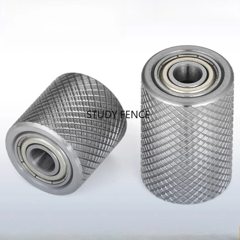1pc Bearing Steel Roller Metal Double Bearings Embossed Pulley Rolling Flower Driven Wheel Household Hardware Accessories