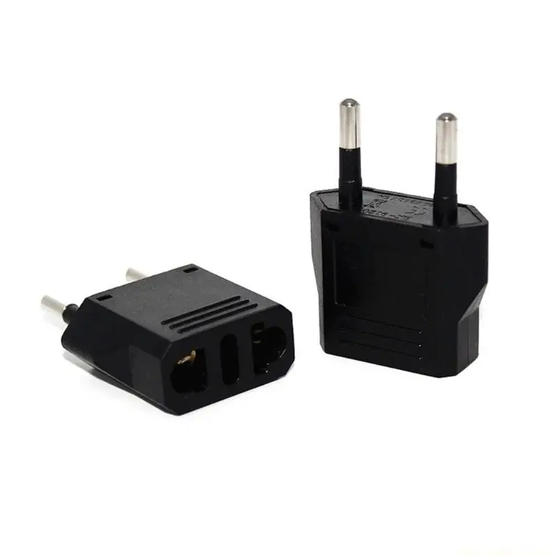 F62C US To EU Plug Euro Plug Electrical Adapter Electrical Socket Outlet Converter