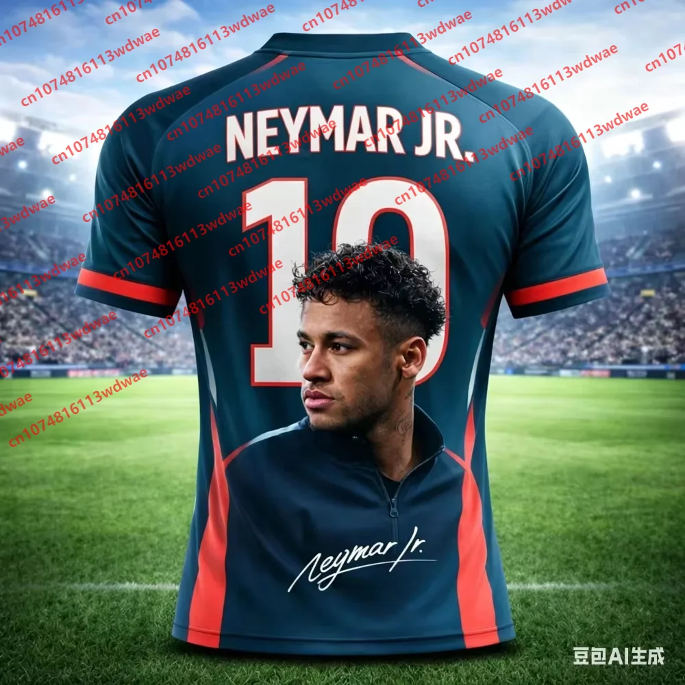 Football T-shirt Neymar Breathable Quick-drying Suitable For Football Training And Matches Kid  T-shirt Tracksuit