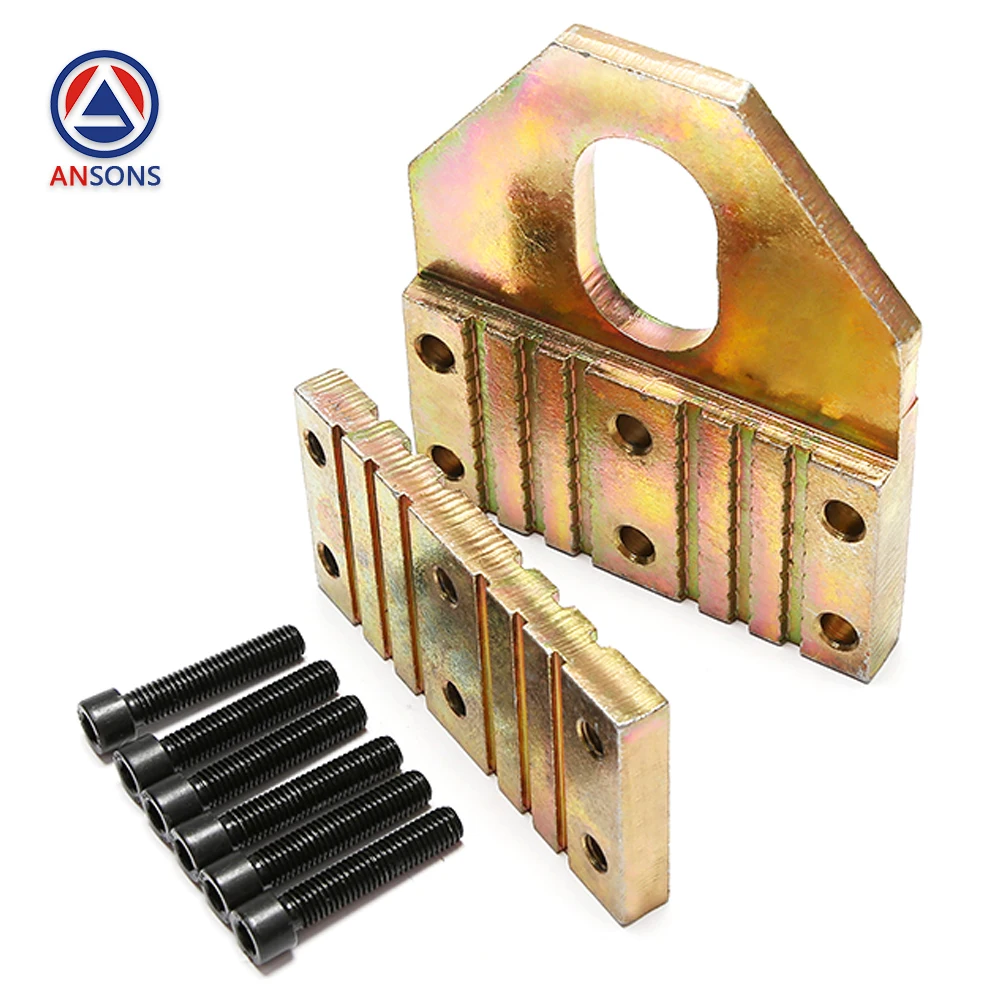 6 Slots 8 Slot KONE Elevator Rope Clamp For Steel Wire Rope Clamping Device Lifter Ansons Elevator Spare Parts