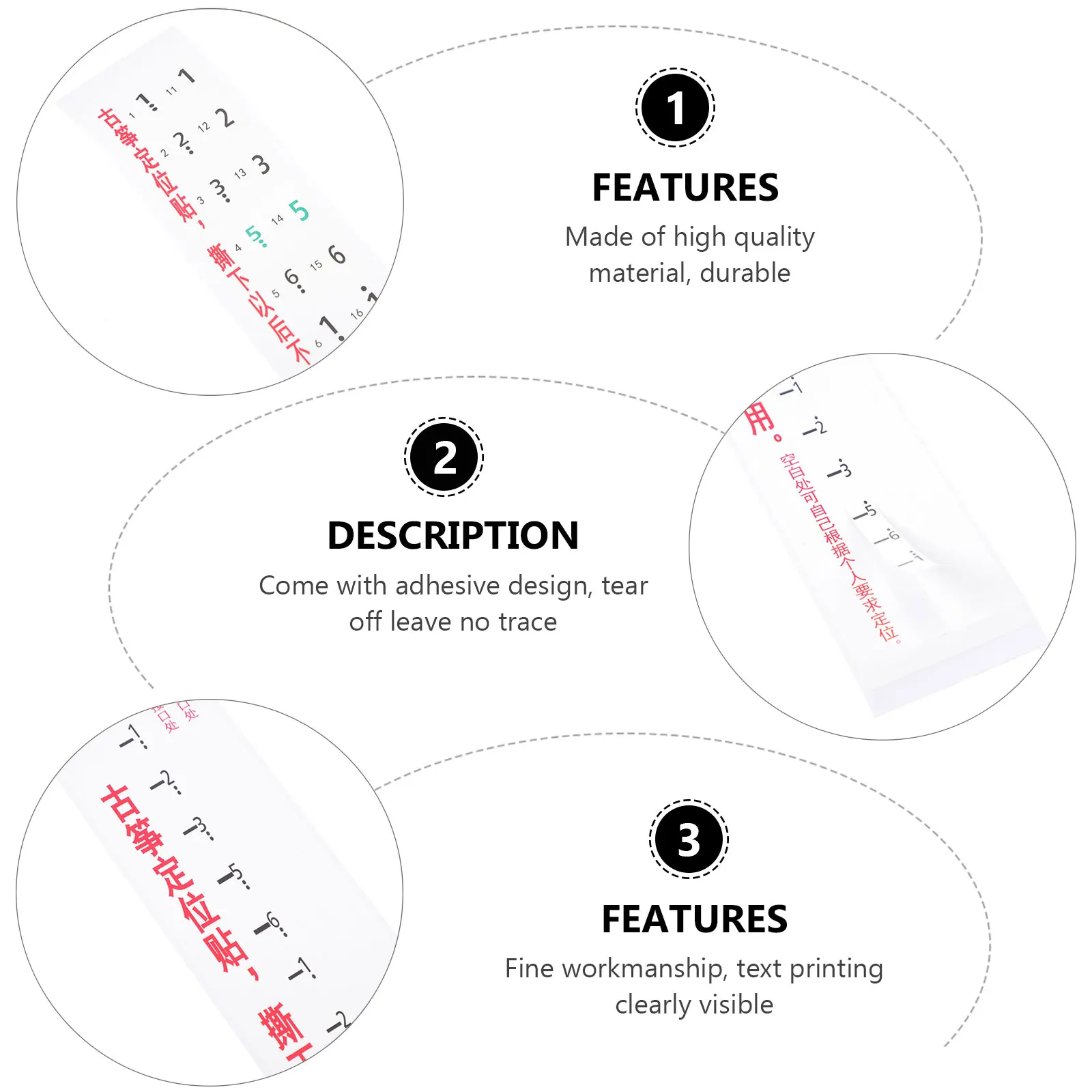 

2 Pcs Guzheng Scale Post Finger Board Notes Sticker Phoneme Stickers Portable Beginner Guide Learning Accessory Child