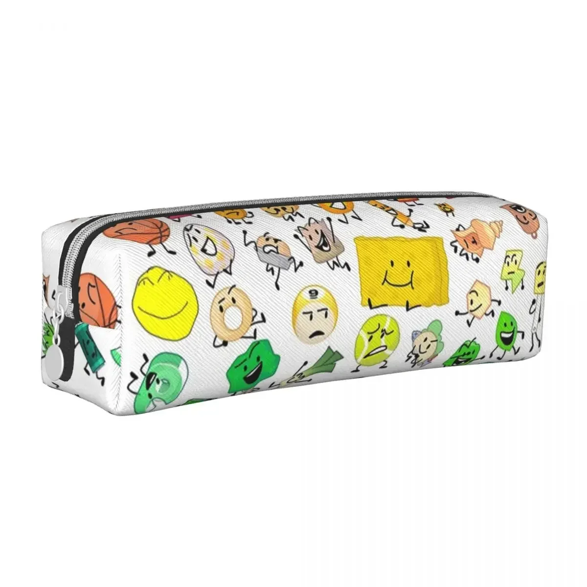 

BFDI Inanimate Insanity Cartoon Pencil Case Lovely Battle for Dream Island Pen Box Bag Girls Boys Office Zipper Pencil Pouch
