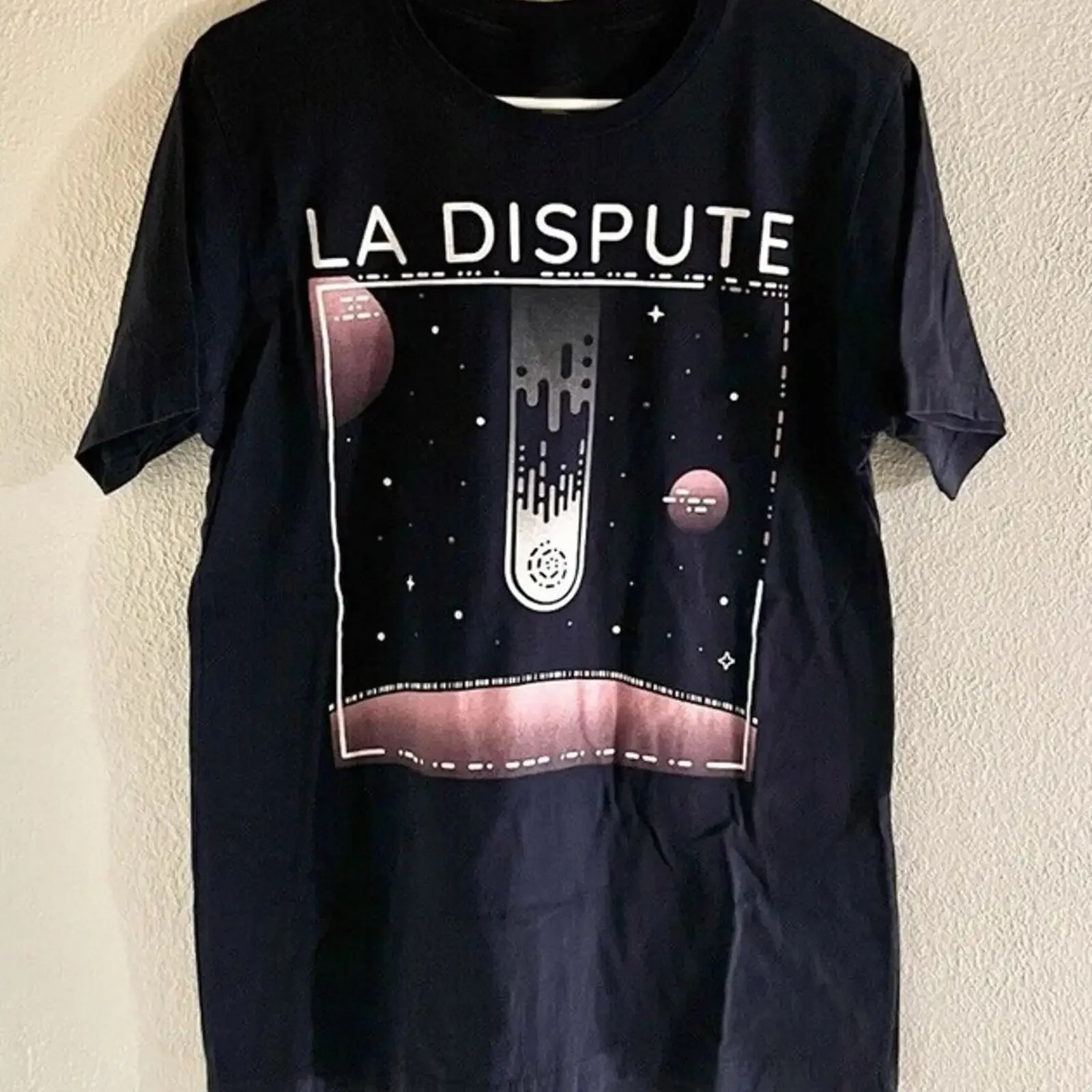 LA Dispute Post Hardcore Rock Band T Shirt S 4XL MC420 vintage Washed designer clothes Casual fashion Stylish homme graphic