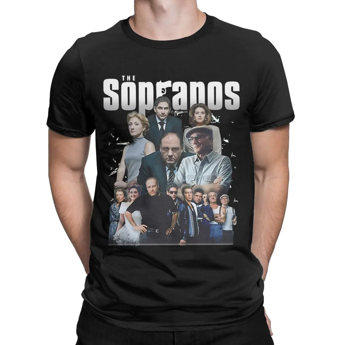 The Sopranos Homage Men's T Shirts Movie Fashion Tees Short Sleeve O Neck T-Shirts Cotton Unique Clothes