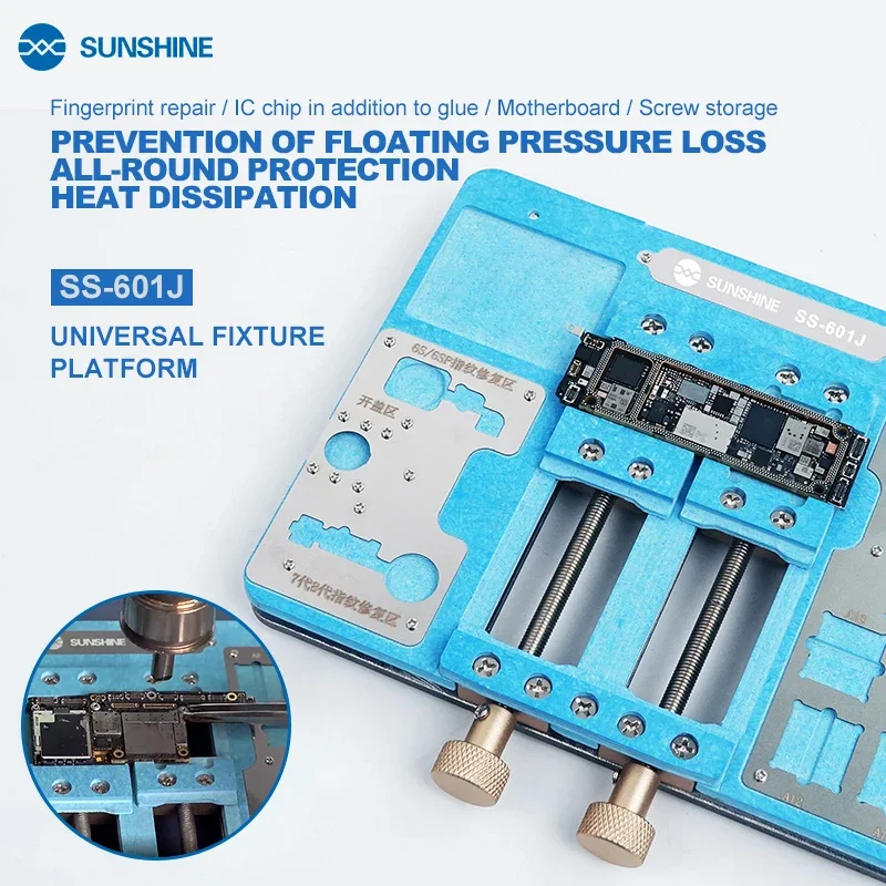 

RELIFE SS-601J Universal Fixture platform Double Bearing Stable For Mobile Phone PCB Mainboard BGA Repair Fixture Soldering Tool