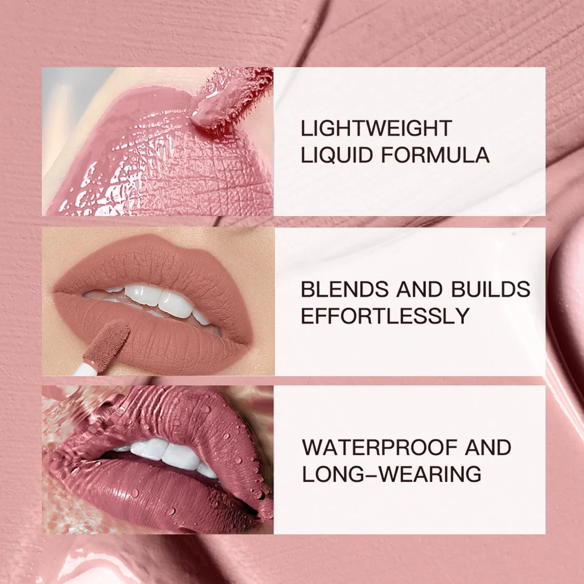 ノンスティックカップマターベルベットリップマッドリップグロス防水高発色リキッドリップスティックセクシーストロングラスティングクイックドライリップグレイズ