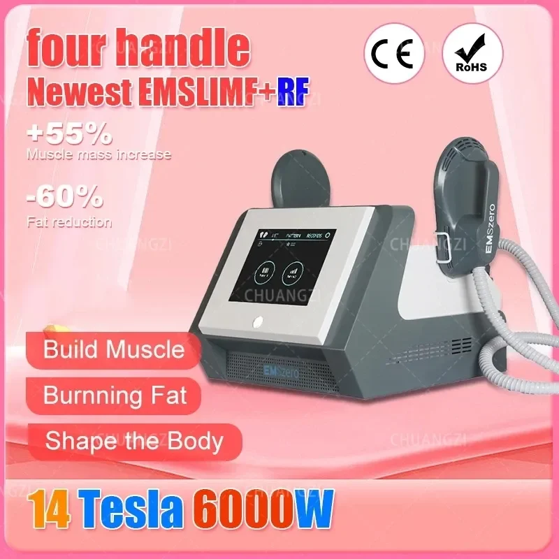 

DLS-EMS Slim RF Body Sculpt Machine 14 6000W Emszero Neo EMS Muscle Stimulate Device With Pelvic Floor Pad CE