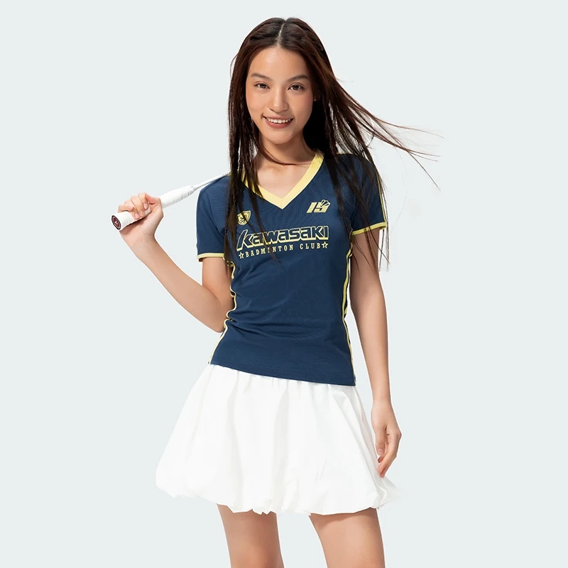 

Kawasaki 2025 Badminton Clothing K1C01-C2209 For Women - Quick Dry and Breathable Grave Suction Badminton Wear