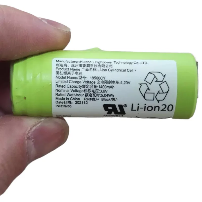 For 18500CY 1400mah 3.6V Dental Scaler 2-wire Battery