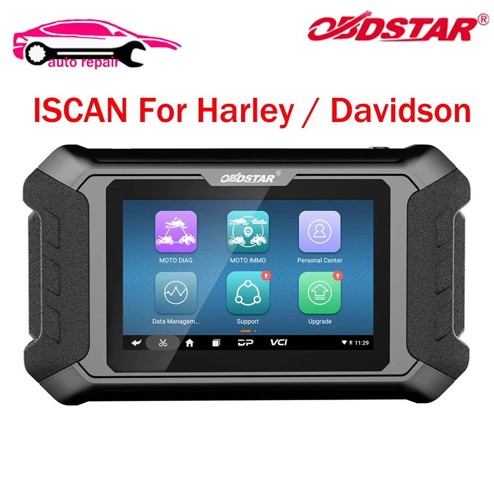 OBDSTAR iScan for Harley / Davidson Motorcycle Diagnostic Scanner Support Sevice Light Reset & Key Programming Up to 2023 Model