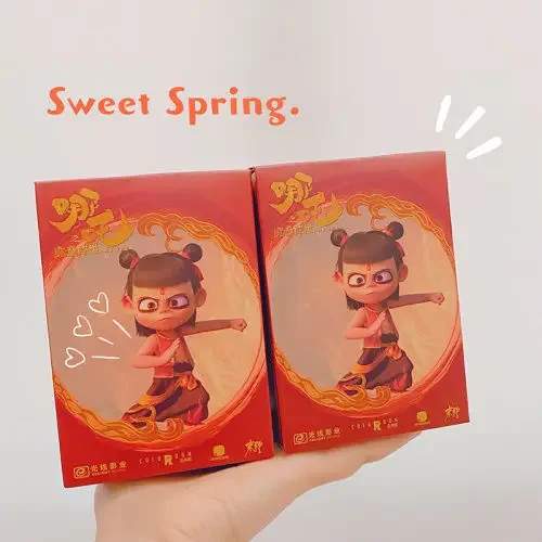 

Nezha Demon Child Reborn Blind Box Movie Figure Set Ao Bing Collectible Doll Chinese Animation Gift