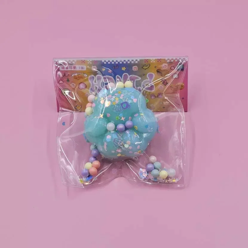 Mini ciondolo di decompressione giocattolo da spremere zampa di gatto per bambini adulti rimbalzo lento antistress rilascio nuovo giocattolo ornamento di moda