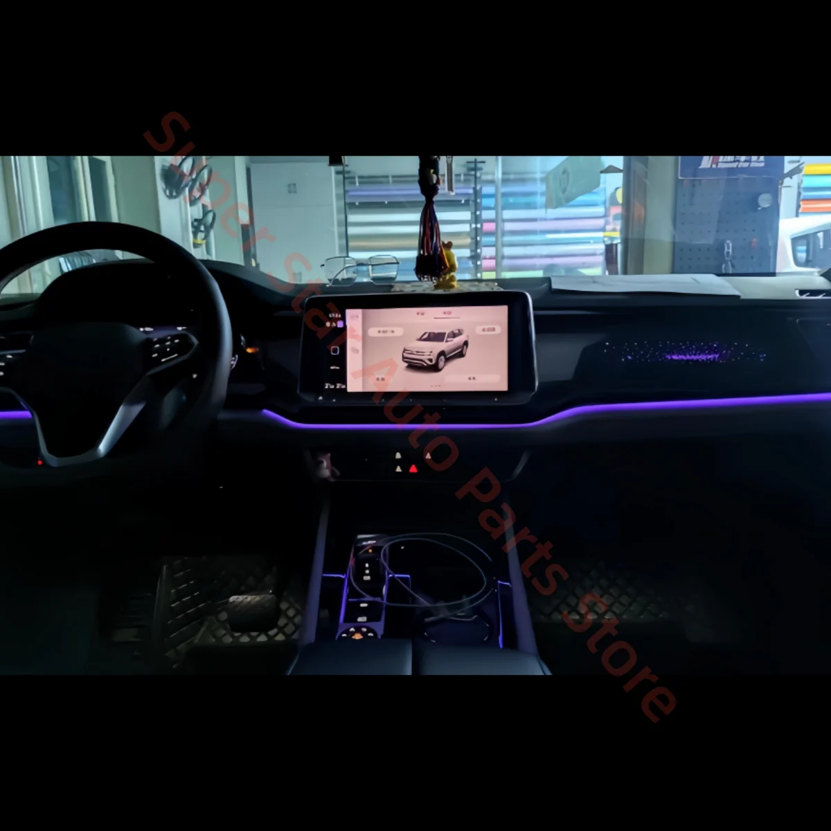 LED الضوء المحيط ل Volkswagen Atlas Teramon 2021-2022 السيارات الإضاءة الداخلية ترقية اكسسوارات السيارات مصباح الغلاف الجوي