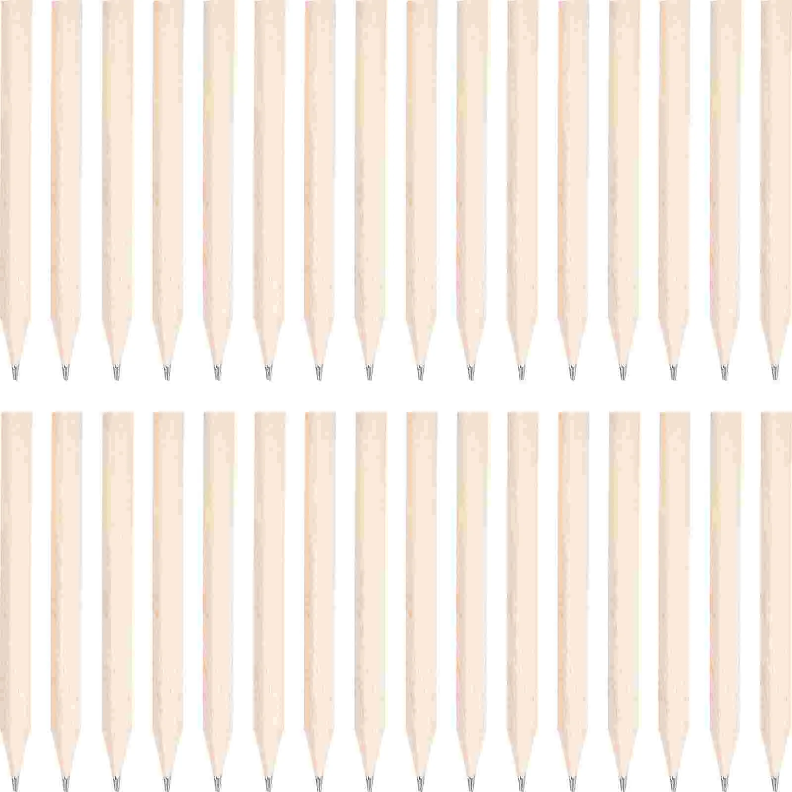 Pencils Sharpened Short Smooth Writing Triangle Fat for Kindergarten Toddler Mini