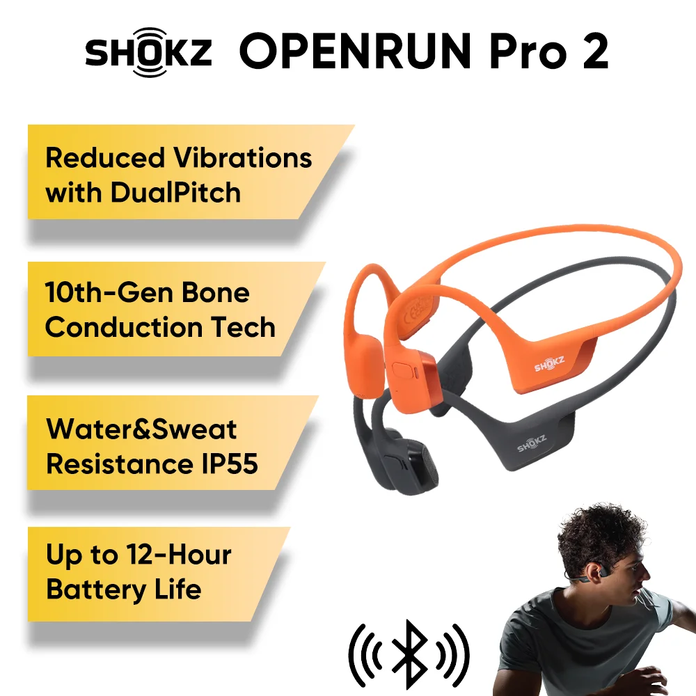 SHOKZ OpenRun Pro 2 S820 Bluetooth5.3 イヤホン IP55 防水 オープン