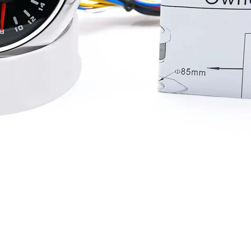 85MM Water Temperature Gauge Oil Pressure Gauge 4IN1 Gauge Car Temperature Sensor Fuel Levl Sensor 190/240ohm Car Guage 12/24V