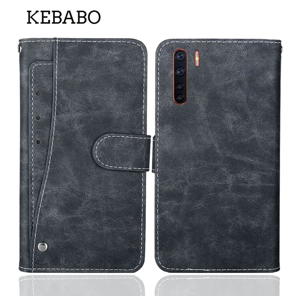Leather Wallet OPPO A91 Case 6.4\
