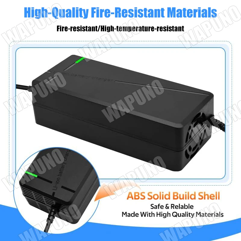 58.8V 2A Li-ion Battery Charger GX16 3Pin for 52V 14S Electric Vehicle ZERO 8X 10X VSETT 9 Dualtron Mini Speedway 4 US EU Plug
