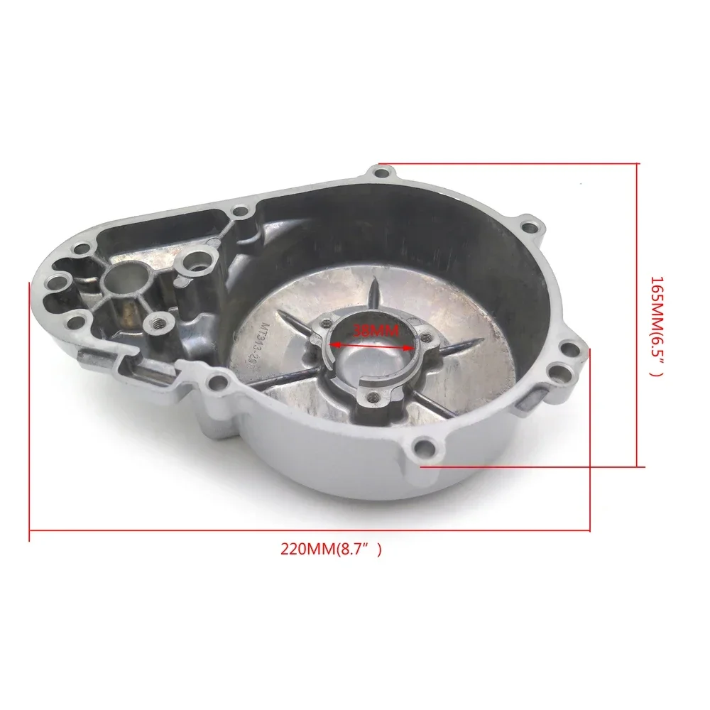 Engine Stator Cover for Kawasaki ZZR600/ZX600/ZZR400 1990-1997 Aftermarket Motorcycle Accessories Silver