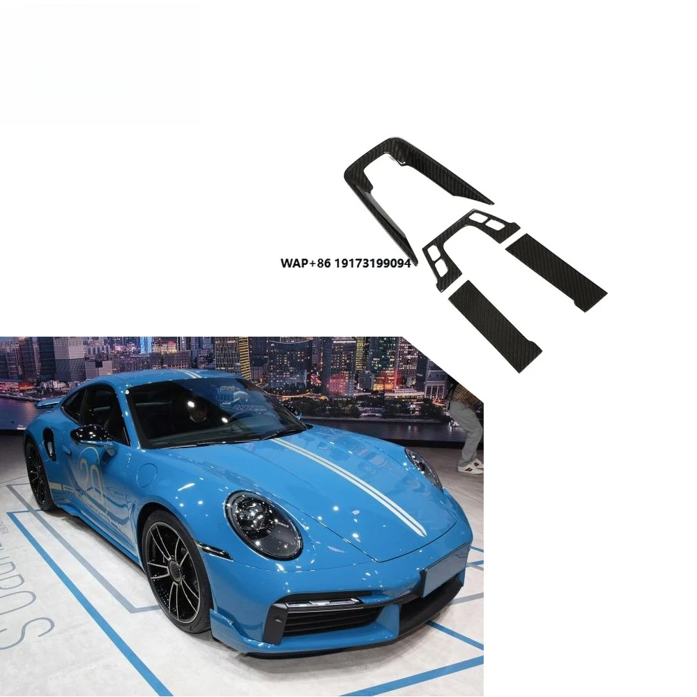 

911 992 Dry Carbon Fiber Car Interior Decoration Trim for-Porsche Carrera Turbo S/Carrera 4 GTS 4S/Targa Coupe 2-Door 2019-2022