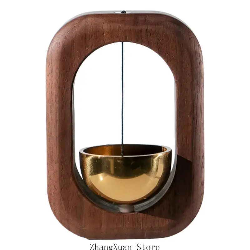Holz-Saugnapf-Tür-Windspiel, reines Kupfer, magnetische Türklingel, Kühlschrankmagnet, Einweihungsgeschenk, 3 x – Detail 10