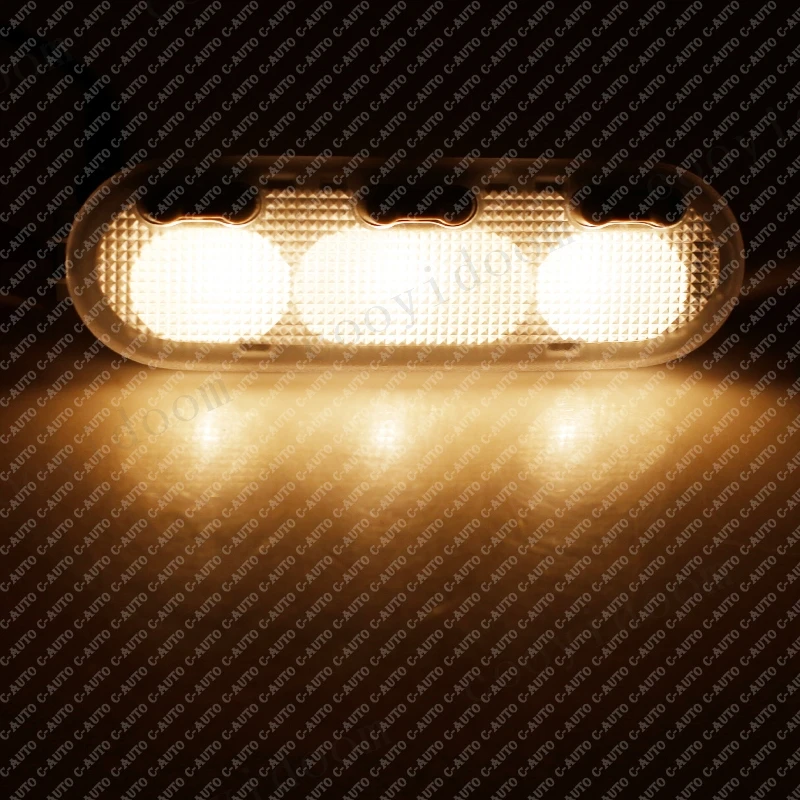 Car 3-Botton / 1-Botton Car Interior Dome Reading Light Ceiling Lamp For Nissan Qashqai Sunny Micra / march Renault Dacia