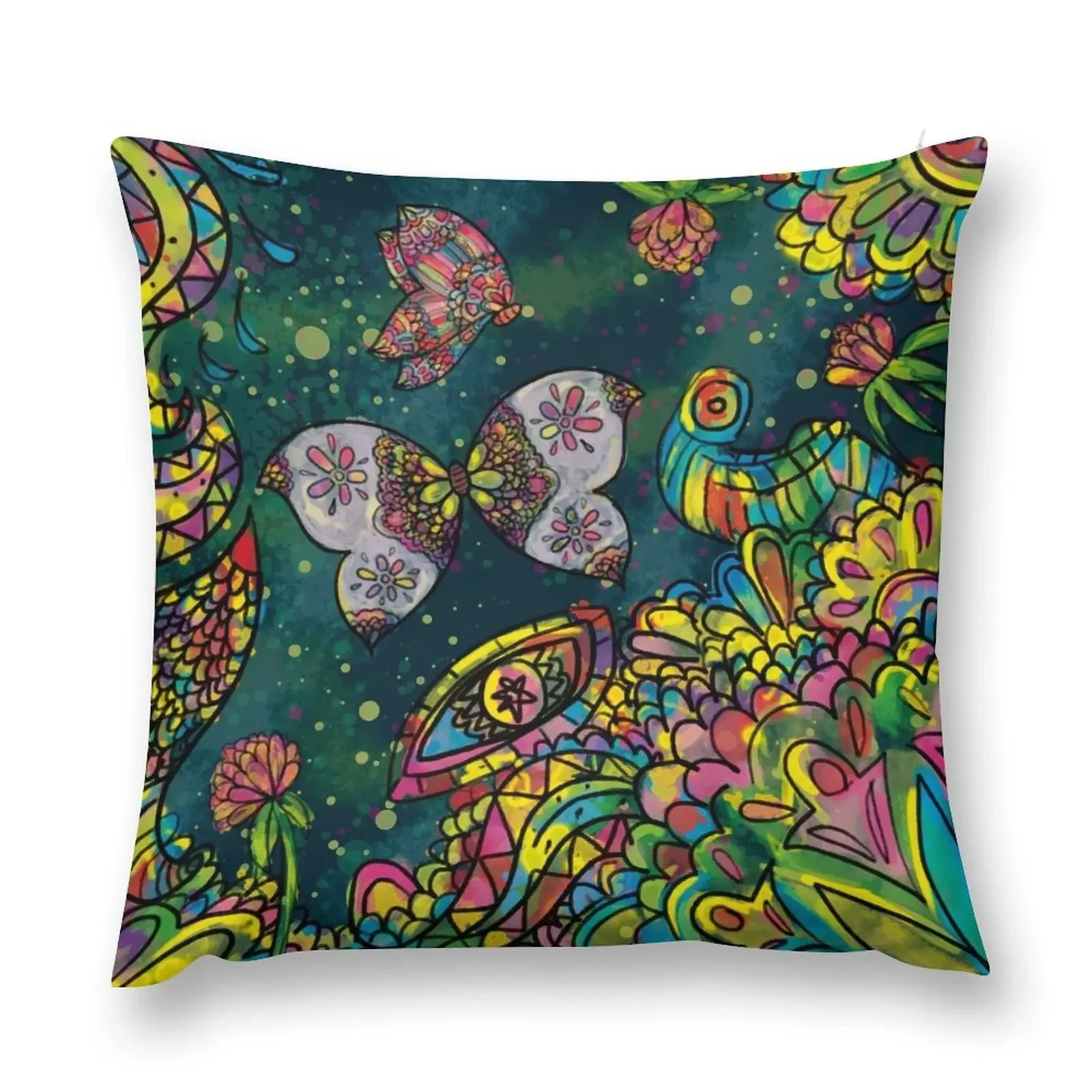 

Summer meadow at night Throw Pillow Pillowcase christmas cushions covers New year Christmas Pillows pillow