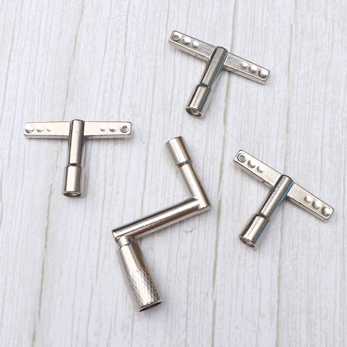 

4pcs Drum Key Wrench Unloading Fast Loading Hand Drummer Tension Adjustment Tool For Drumheads Durable Metal Tuning Key