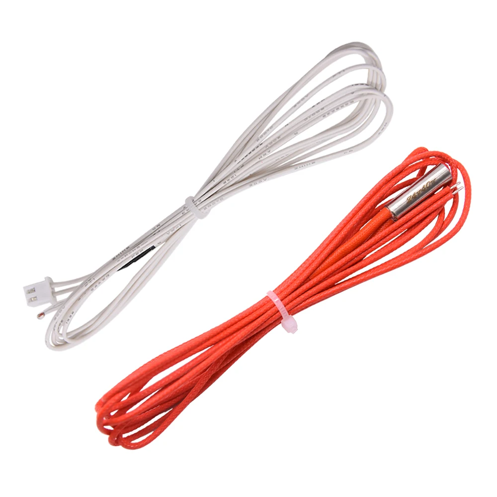 3d printer parts Ender3 100K Thermistor12V/24V Cartridge Heater suitable for Cr10 CR10s Ender3V2 Ender3 Hotend Parts