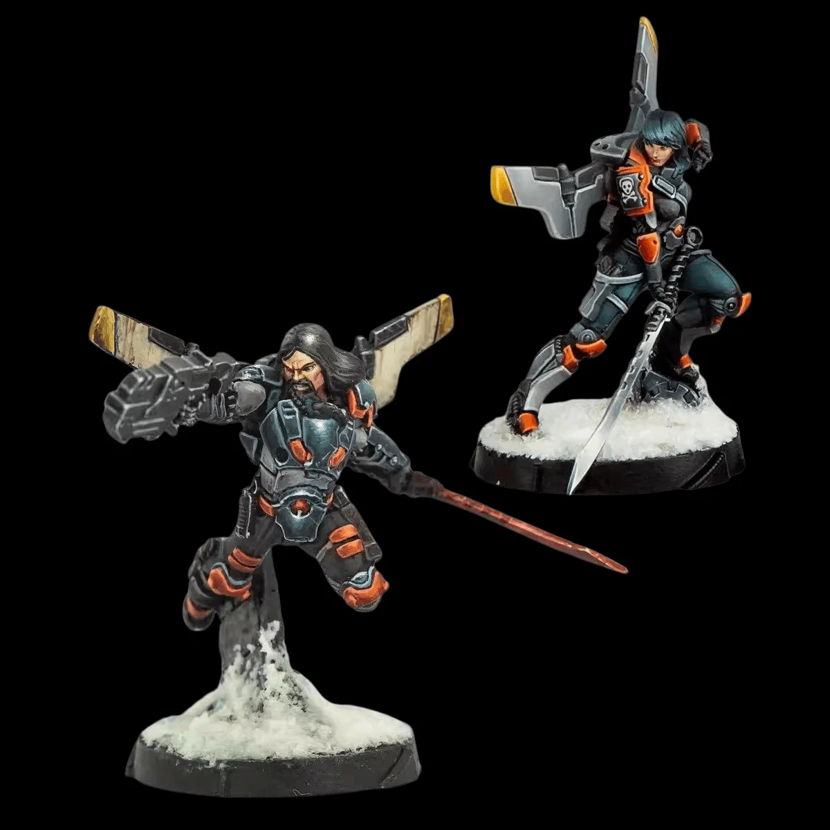 Casting Resin Model Assembly Kit, GK, Flying Three-dimensional, Unpainted (including Base)