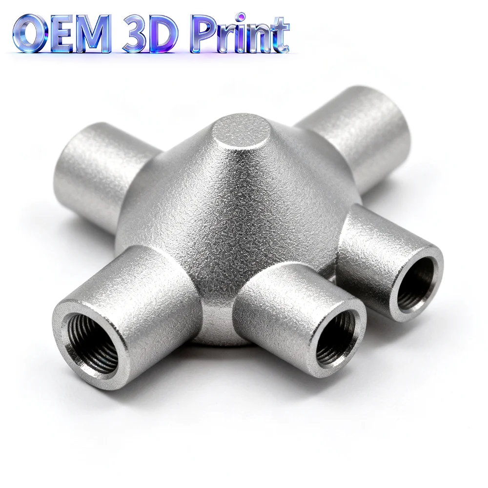 Custom Metal 3D Printing Aluminum Parts Rapid Prototyping Stainless Steel & Titanium Alloy CNC Machining 3D Printing Services