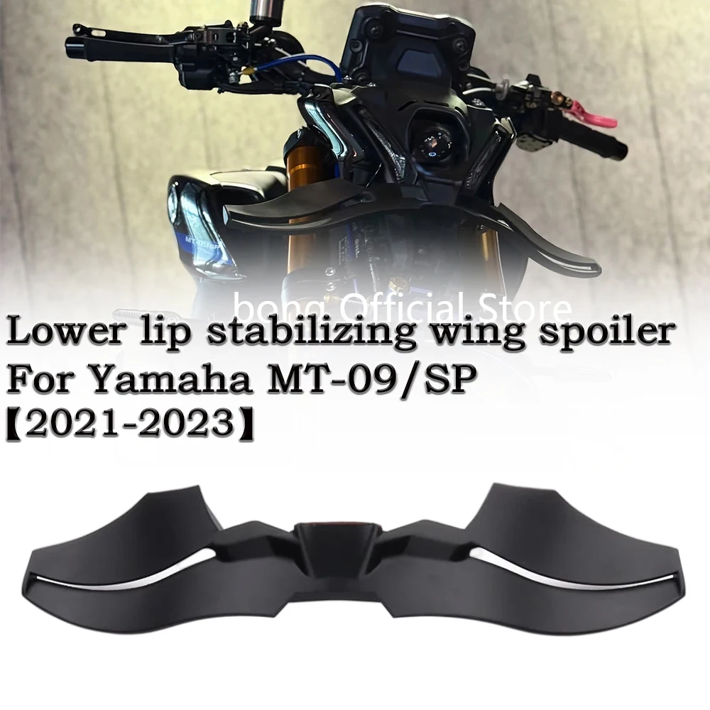 FIT YAMAHA MT-09/SP Front Spoiler Lower Spoiler Lower Lip GP Wing Downforce NAKED Frontal Spoilers MT09 SP 2021 2022 2023