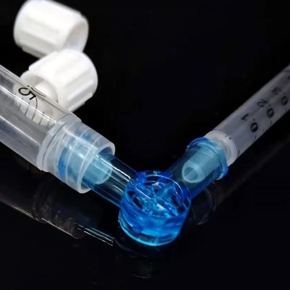 10pcs Suction Tube Two - Way Valve Simple Type Optical Modulator Connecting Conversion Head Adapter Plug Stopcock