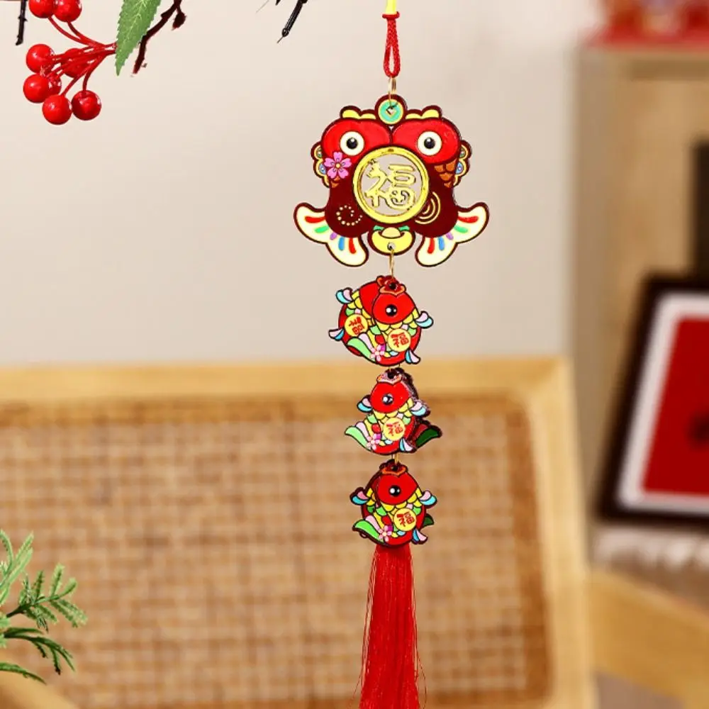

Zodiac Snake Chinese Snake Year Pendant Traditional Red Spring Festival Door Decoration Good Luck Paper Lucky Ornament